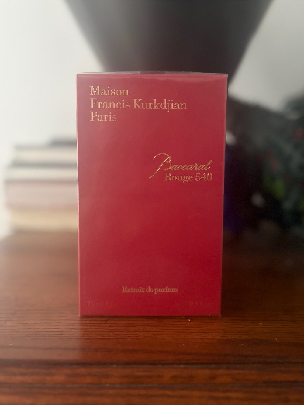 Maison Francis Kurkdjian Baccarat Rouge 540 Red and Gold Box